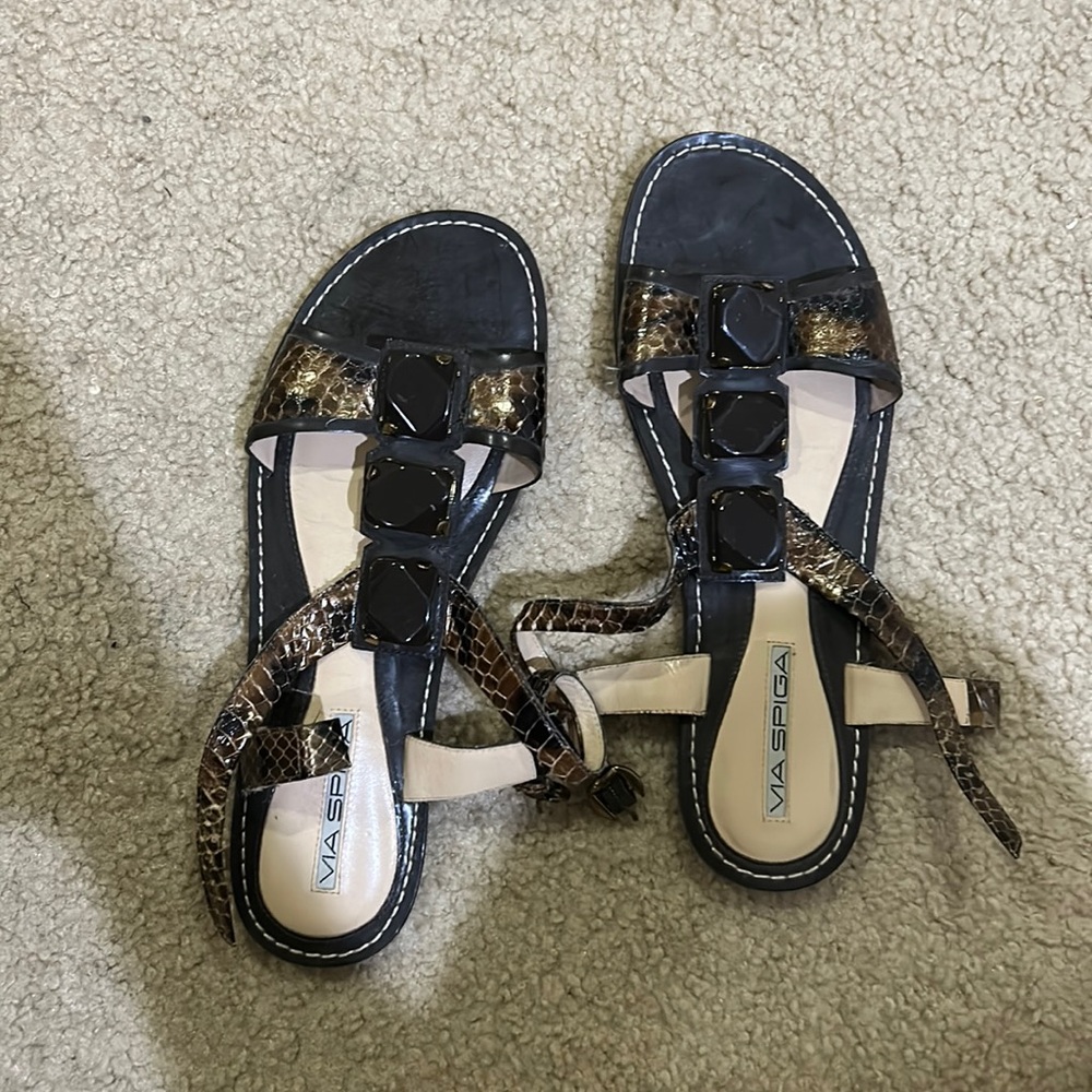 Via spiga slippers